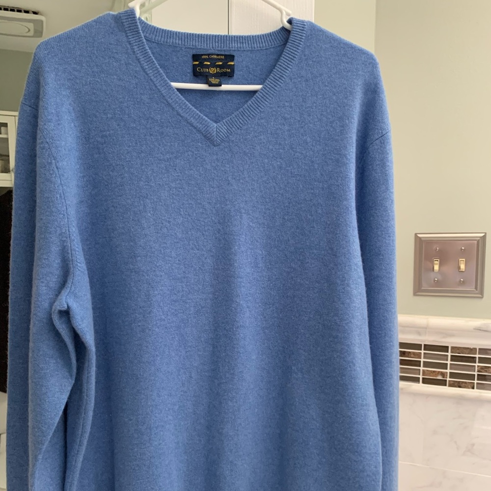Cashmere man sweater, size L